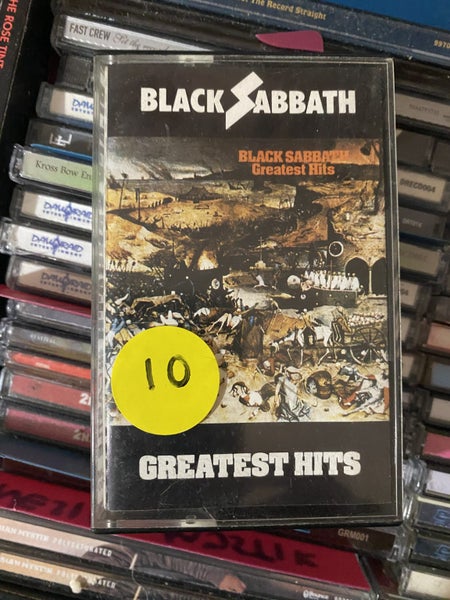 ** BLACK SABBATH - GREATEST HITS cassette ** Carousel 1