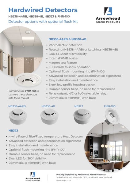 Arrowhead Alarm Product | Resetting Smoke Alarm/Detector + Buzzer | DIY-Friendly Carousel 2