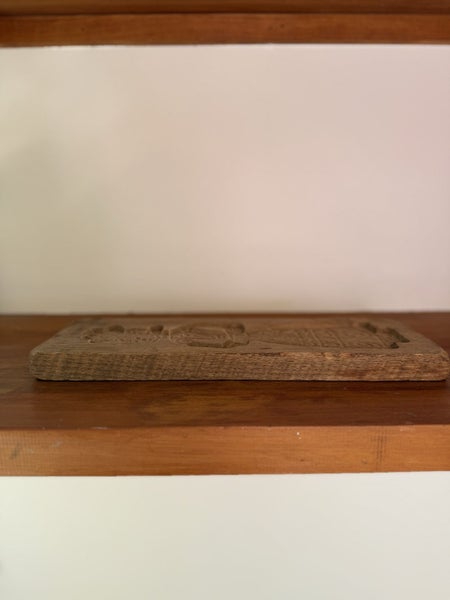 VINTAGE DUTCH SPECULAAS / WOODEN COOKIE MOLD Carousel 2