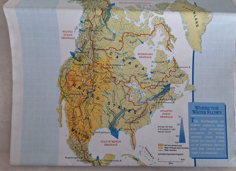 NATIONAL GEOGRAPHIC MAP - WATER 1993 Carousel 2
