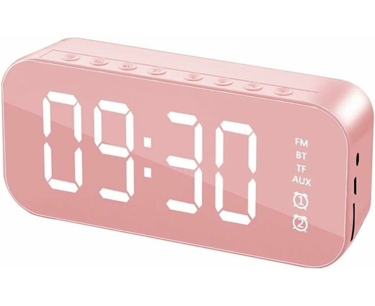 HiFi Speaker LED Screen Alarm Clocks Mobile Phone Subwoofer Watch Table Digit Carousel 1