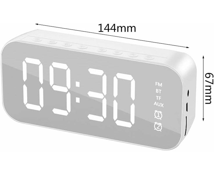 HiFi Speaker LED Screen Alarm Clocks Mobile Phone Subwoofer Watch Table Digit Carousel 2