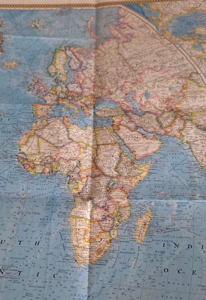 NATIONAL GEOGRAPHIC MAP - AFRICA, & NORTH WESTERN AFRICA Carousel 3