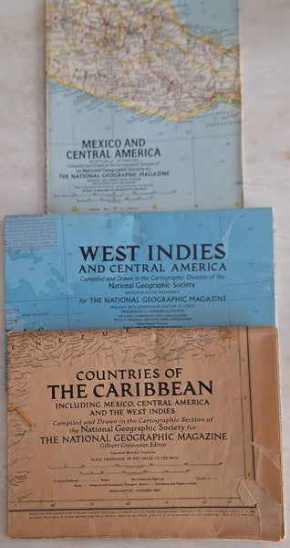 NATIONAL GEOGRAPHIC MAPS - CENTRAL AMERICA & CARIBBEAN Carousel 1