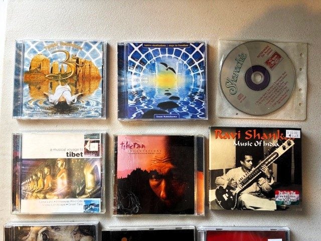 11 x CD's: Meditation/ Ali khan/ Tibetan & Indian music etc (2069S) Carousel 2