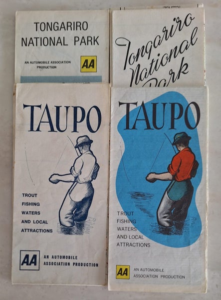 NZ AA TAUPO & CENTRAL MAPS Carousel 1