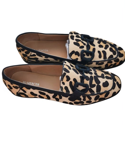 Jo Mercer Leopard Flat Shoes Carousel 2