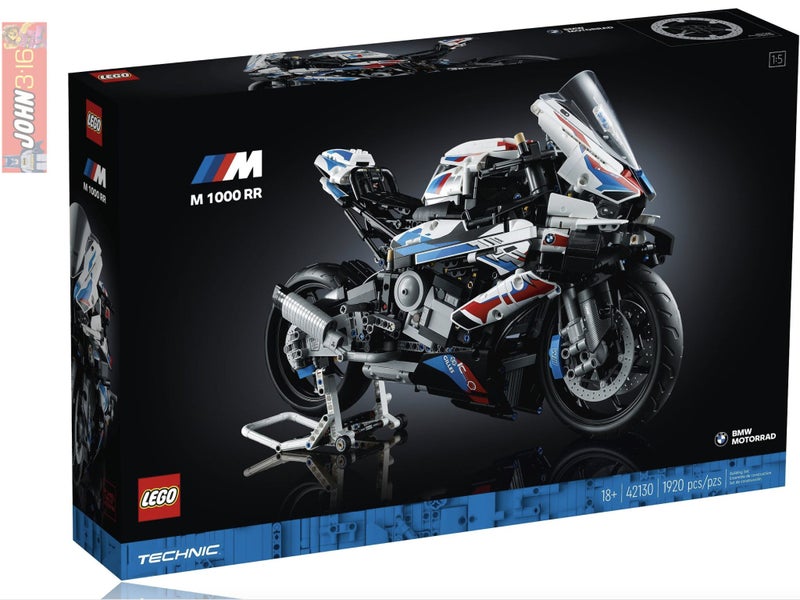 AWESOME HUGE LEGO TECHNIC MOTORBIKE SET - #42130 BMW M1000 RR - FREEPOST! Carousel 1