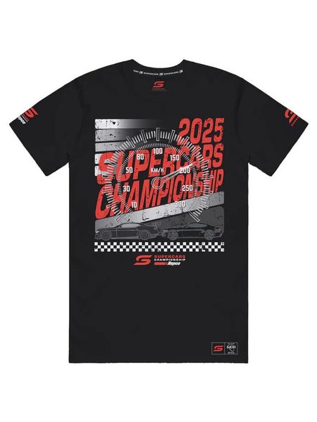 Supercars Lifestlye Unisex 2025 Speedometer Tee Carousel 1