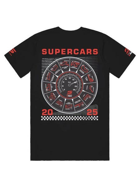 Supercars Lifestlye Unisex 2025 Speedometer Tee Carousel 2