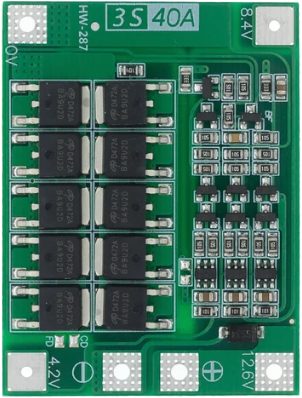 3S 40A Li-ion Lithium Battery 18650 Charger PCB Carousel 1