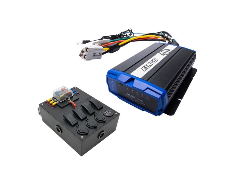 Kings 40A 12V DCDC Charger with Compact Control Box Carousel 1
