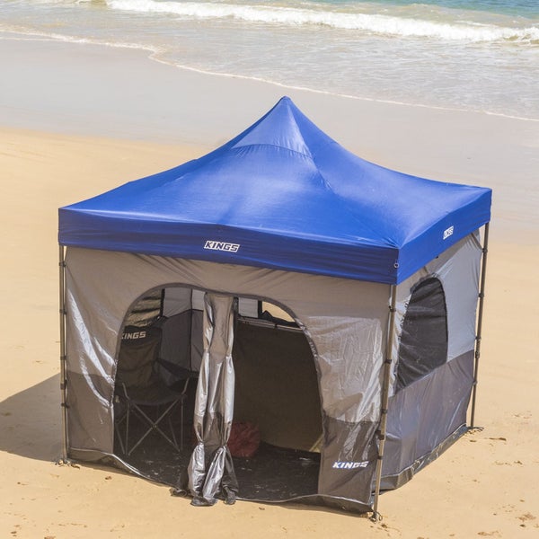 Adventure Kings Gazebo 3mx3m Heavy Duty Steel Frame + Gazebo Tent Weatherproof Carousel 9