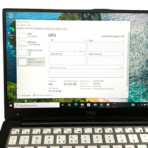 Dell XPS 13-9350 -8GB RAM, 256 GB Storage Carousel 2