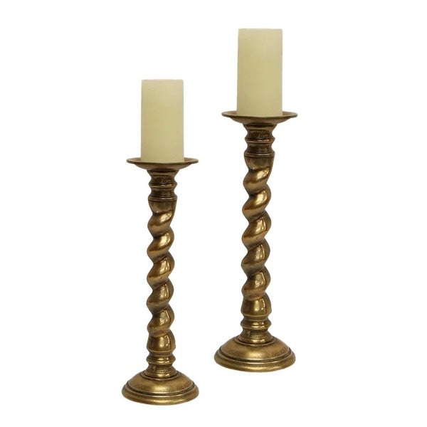 French Country French Country Twist Candle Holder Carousel 1