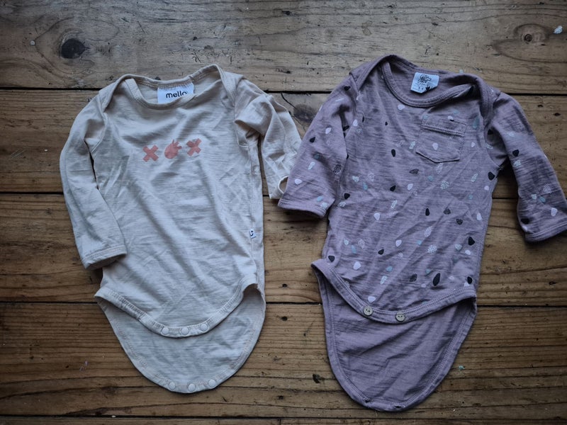 LITTLE FLOCK OF HORRORS & MELLO merino AIO's - Size 3-6m Carousel 1