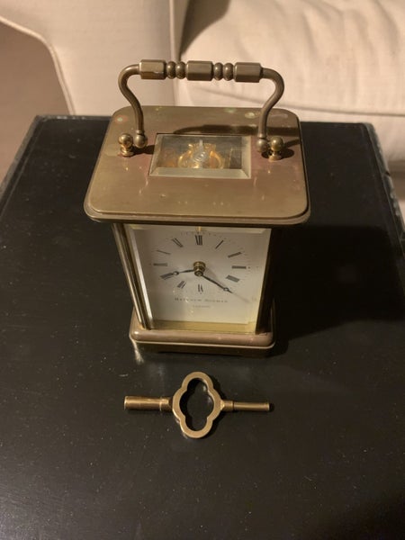 Vintage Matthew Norman Swiss made Carriage clock Carousel 2