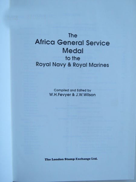 Africa General Service Medal to the Royal Navy and the Royal Marines Carousel 2