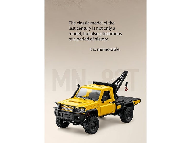 MN 1:12 Rescue RC Truck - 4WD Crane Crawler Carousel 9