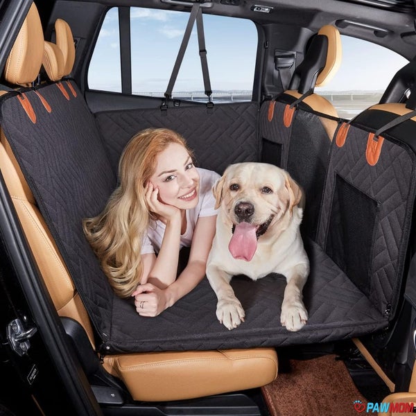 PAWMOM Pet Car Seat Cover Upgraded 6-IN-1 Waterproof & Scratch Proof Nonslip ... Carousel 15
