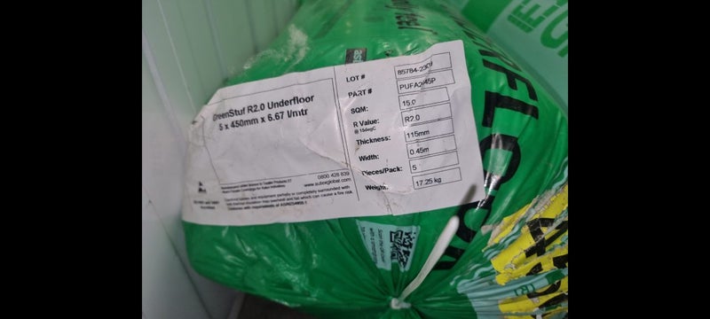 R2.0 450mm Greenstuf Underfloor Insulation (15m²) Carousel 1