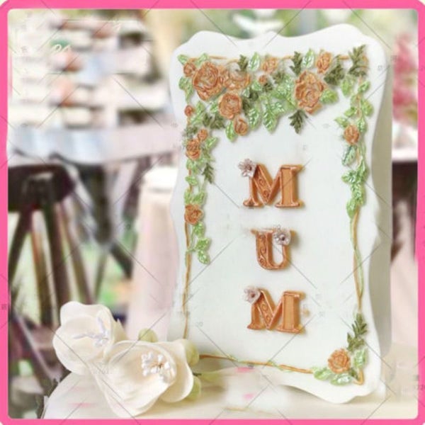 Letter Silicone Moulds Fondant Cake Molds Carousel 2