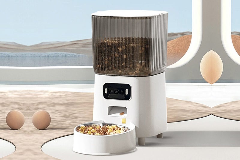 5L Automatic Pet Feeder with Camera and Dual Band WiFi White Carousel 2