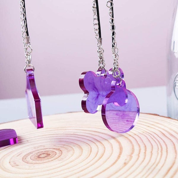 Dog Tag Resin Moulds Silicone Keychain Molds Carousel 2