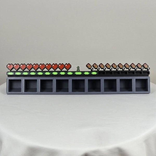 Minecraft Inventory Status Bar - Desk Display Piece Carousel 2