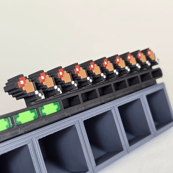 Minecraft Inventory Status Bar - Desk Display Piece Carousel 4