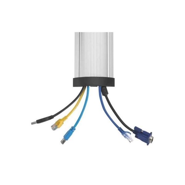 Brateck Lumi 2-Channel 1.6m Slim Aluminum Floor Cable Cover - 1604x92mm, Flex... Carousel 2