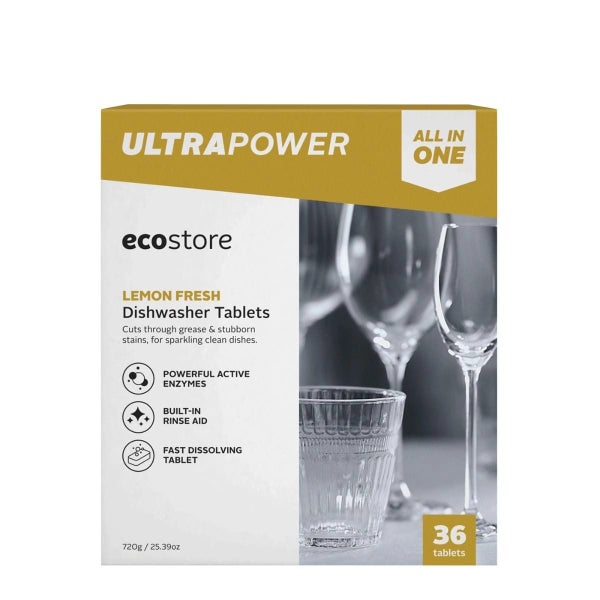 Ecostore Ultra Power Dishwasher Tablets (36 Pack) Carousel 1