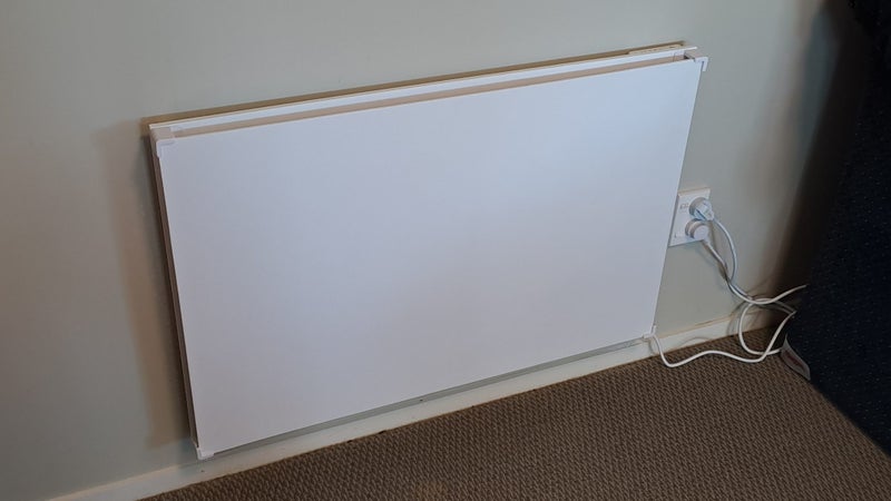 Heater - 600W electric dual convection wall mounted panel heater with Heat Guard Carousel 2