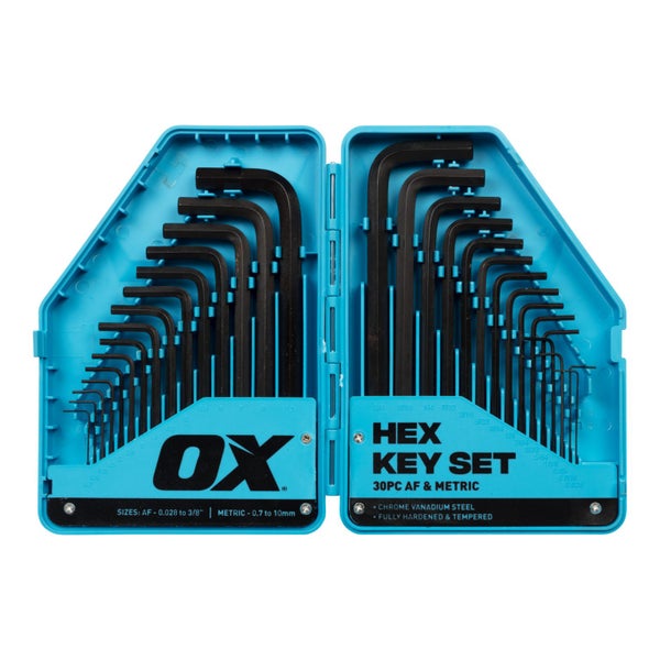 OX Trade Hex Allen Key 30 Piece (Set) Carousel 1