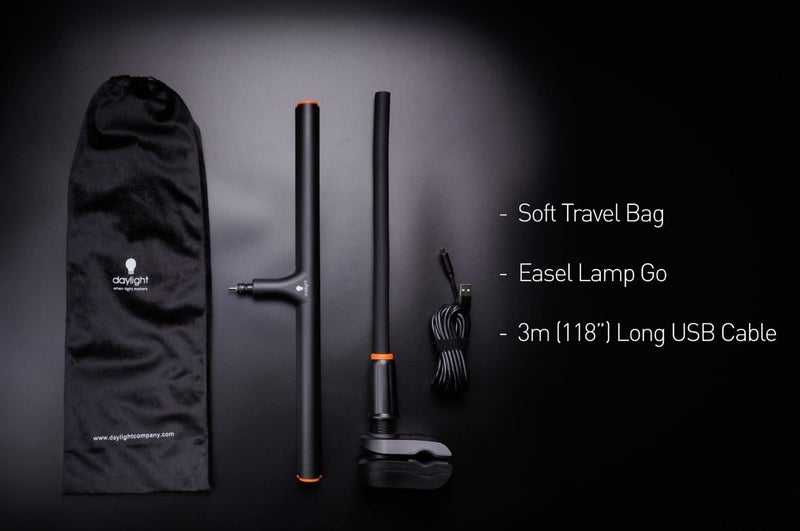 Easel Lamp Adjustable 3 Step Dimmer 95+CRI Up To 4 Hours Of Continous Brightness64142335236867114