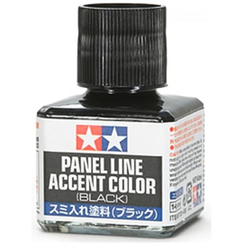 Tamiya Finishing Materials Series No.131 - Panel Liner Accent Colour - Black Carousel 1