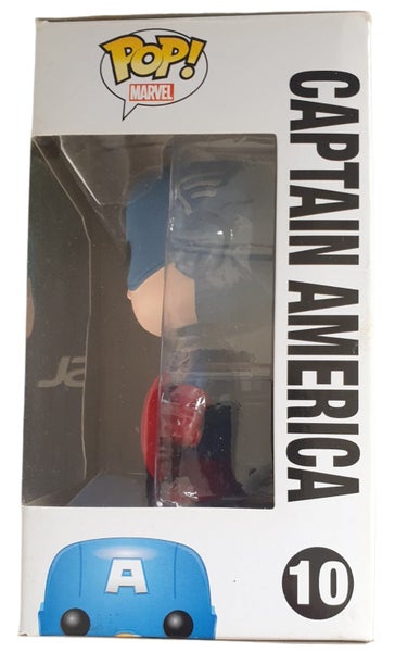 Funko Pop Vinyl - Captain America #10 (2013 First Release) RARE GRAIL Carousel 2