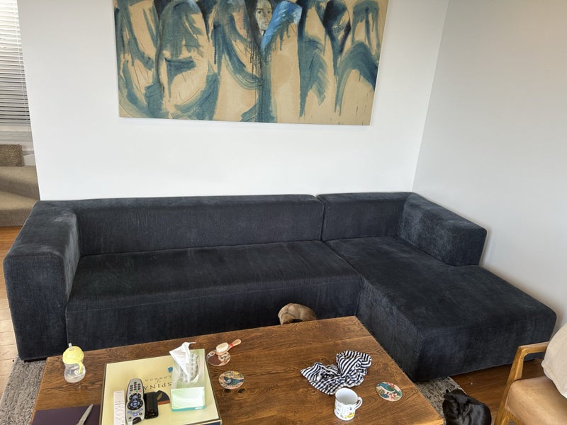 Navy blue L-shaped sofa63615289440769111