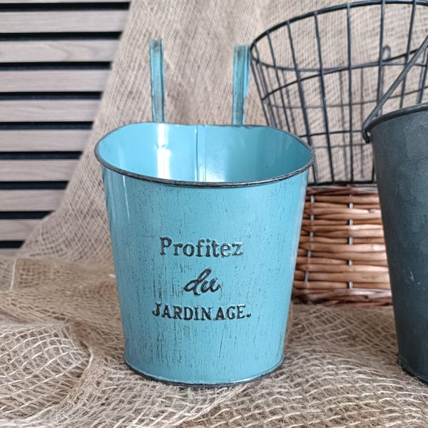 Small Hanging Metal Planters Carousel 2