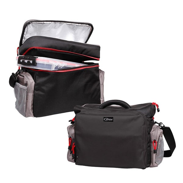 Catch 5 Compartment Tackle Bag with Cooler Compartment Carousel 1