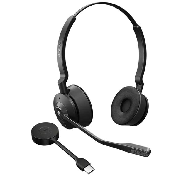 Jabra Engage 55 SE DECT Teams Wireless Stereo Headset + Link400c Carousel 1