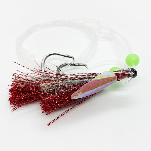 Snapper Tackle Premium Flasher Rig - Red and Blue Carousel 1
