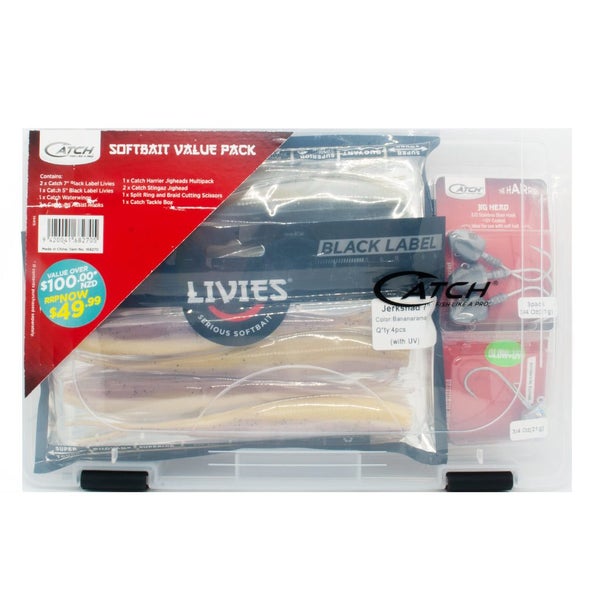 Catch Softbait Value Pack with Tackle Box Carousel 1