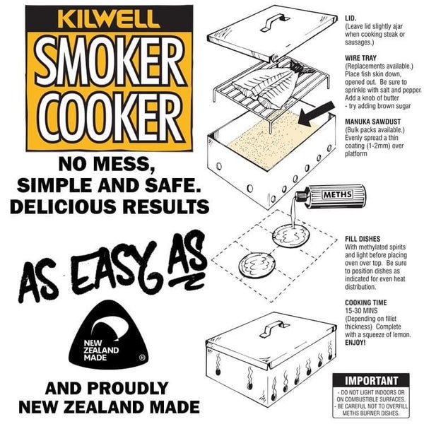 Fish Smoker - Kilwell Midi 10 Litre Smoker Carousel 2