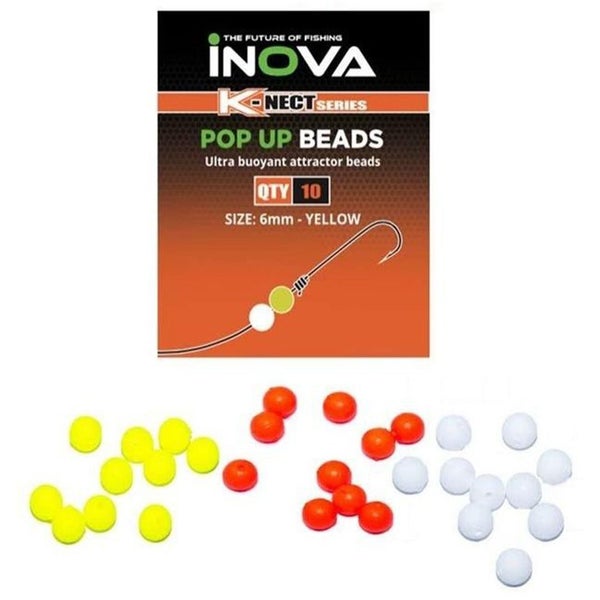 INOVA Pop Up Beads - Floating Surfcasting Beads NZ Carousel 1