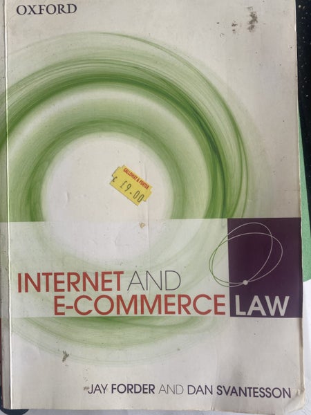 Internet and E-Commerce Law Carousel 1