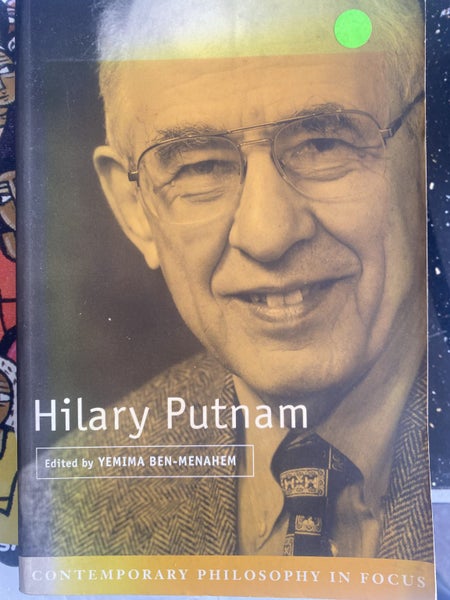 Hillary Putnam Contemporary Philosophy in Focus Carousel 1