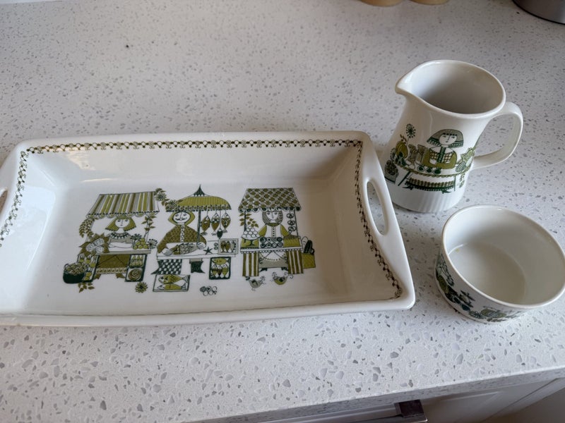 Figgjo Flint Turi Gramstad Oliver Market Pattern Carousel 1