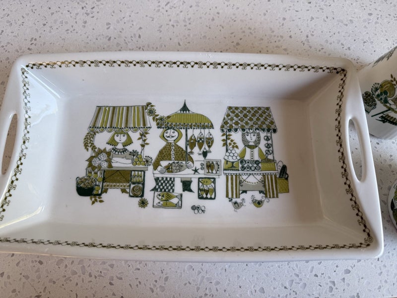 Figgjo Flint Turi Gramstad Oliver Market Pattern Carousel 2