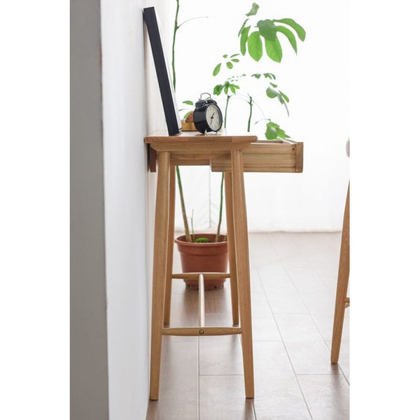 Natural Solid Oak Console Table Carousel 7